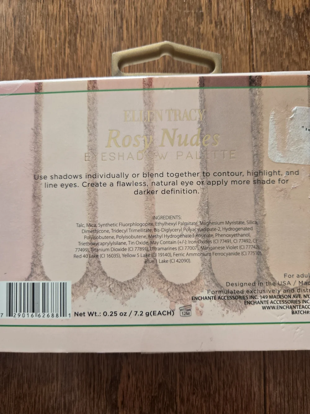 2 Ellen Tracy Rosy Nudes Eyeshadow Duo Palette - Pink, Mauve, Champagne, Taupe